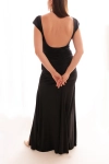 Aurelia - sukienka maxi w kolorze czarnym - Celebracja Butik